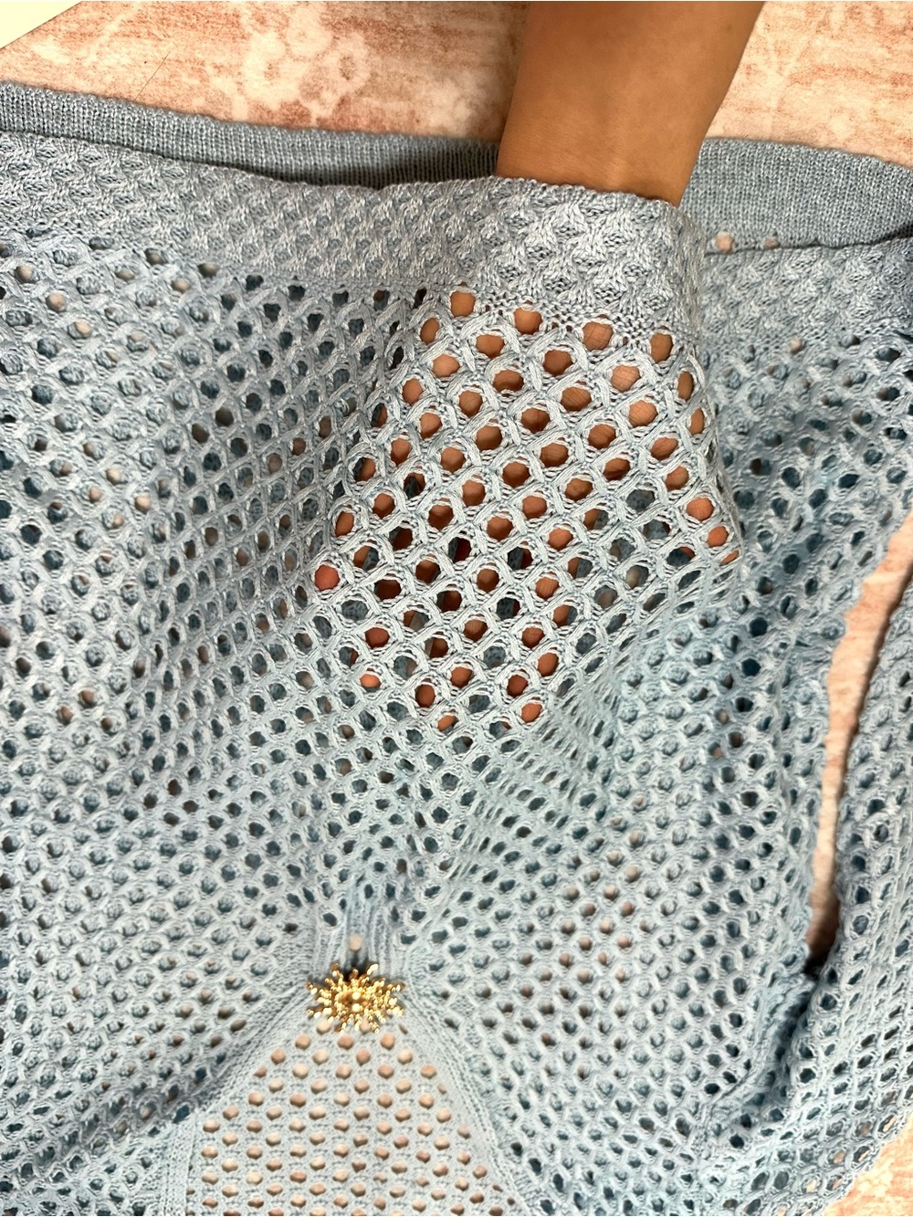 NWT 🐚 Crochet Cover Up With Golden Sun - Picture 5 of 13